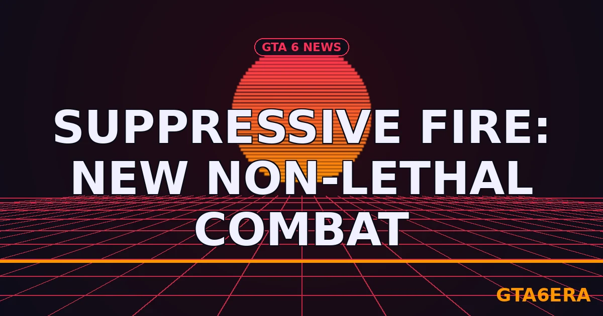 GTA 6 Suppressive Fire: Rockstar's New Non-Lethal Combat Option