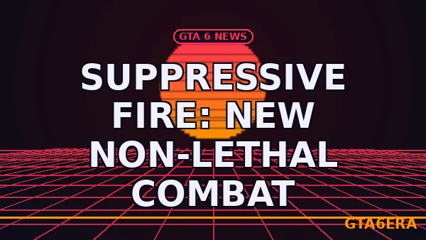 GTA 6 Suppressive Fire: Rockstar's New Non-Lethal Combat Option